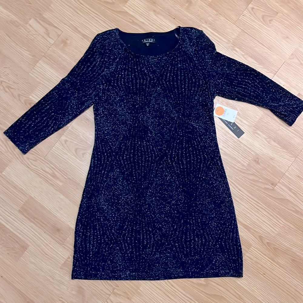 NEVER WORN Purple sparkle dress